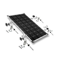 Kit montaj 1 sau 2 panouri fotovoltaice pe acoperis cu tabla Kit montaj 1 sau 2 panouri fotovoltaice pe acoperis cu tabla
