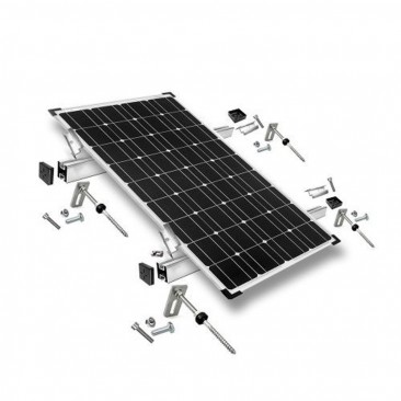 Kit montaj 3 panouri fotovoltaice pe acoperis cu tabla