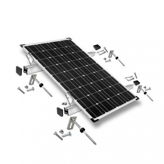 Kit montaj 4 panouri fotovoltaice pe acoperis cu tabla