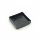 Capac din Plastic pentru Profile Panouri Fotovoltaice 40x40mm - Negru, Rezistent la UV