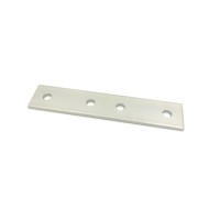 Conector placa inox pentru prelungire profile panouri fotovoltaice Conector placa inox pentru prelungire profile panouri fotovoltaice